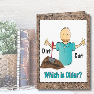 Grappig 40e voor Hem Mannelijke Cartoon Verjaardag Kaart