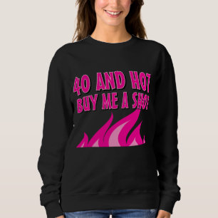 Grappig 40ste verjaardag party shirt voor vrouwen