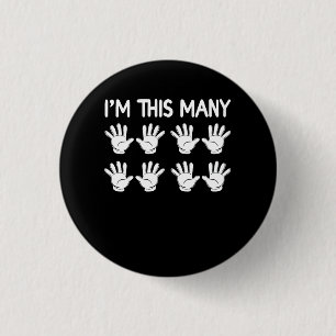 Grappig 40ste verjaardag, zo velen voor de 40-jari ronde button 3,2 cm