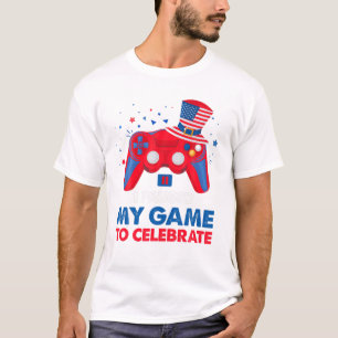 Grappig, 4 juli 2021, dat ik mijn game heb onderbr t-shirt