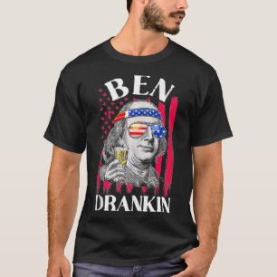 Grappig, 4 juli, Amerikaans Man Patriotic Fourth  T-shirt