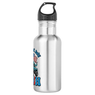 Grappig 4 juli dinosaurus monstertruck shirt_1 waterfles