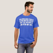 Grappig 4 juli Hot Dogs Quote USA Vakantie T-shirt (Voorkant volledig)