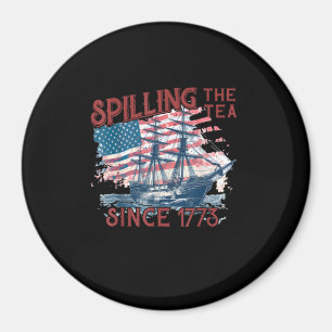 Grappig 4 juli morsen van de thee sinds 1773 Vier Magneet