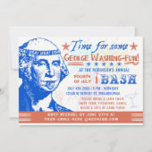 Grappig 4 juli Onafhankelijkheidspartij | Washingt Kaart (Voorkant)