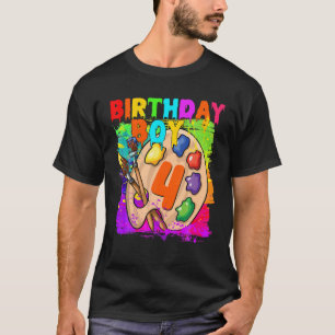 Grappig 4e verjaardag van het schilderen van de Jo T-shirt