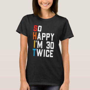 Grappig 60 jaar oude bday Gift Sarcastic  T-shirt