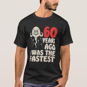 Grappig 60th Birthday Gag Dress 60 jaar geleden wa T-shirt
