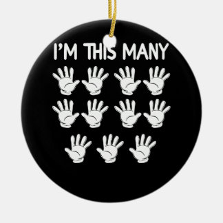 Grappig 65th Birthday dit vele uur voor 65-jarige Keramisch Ornament