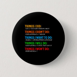 Grappig 67 Zes Zeven 6 7 Meme Dingen Wil Doen 6-7 Ronde Button 5,7 Cm