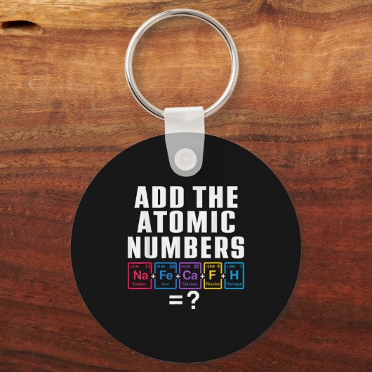 Grappig 67 Zes Zeven Meme Matching Elementen Perio Sleutelhanger (Voorkant)