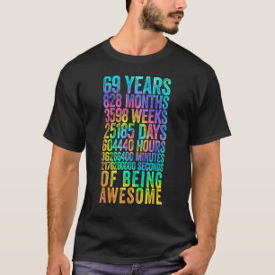Grappig 69e Verjaardag Shirt Oude Meter Grappig 69