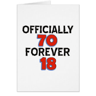 Grappig 70-jarig design