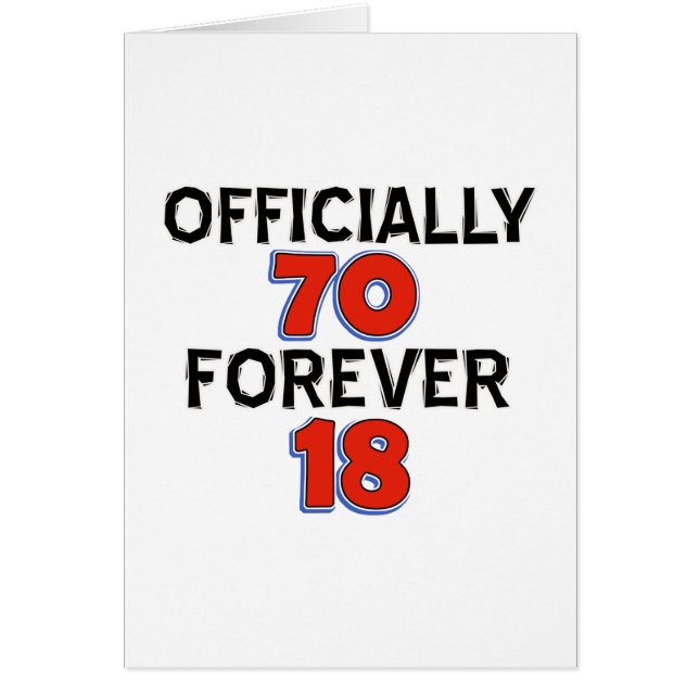 Grappig 70-jarig design (Voorkant)