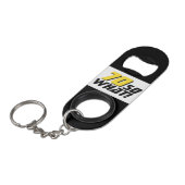 Grappig 70, wat Quote 70th Birthday Mini Flessenopener (Voorkant Gekanteld)