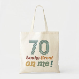 Grappig 70ste verjaardag tote bag