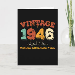 Grappig 79 jaar oud 1946 79ste verjaardagscadeau kaart