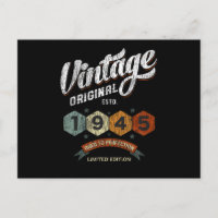 Grappig 80 Jaar Oud 1945 Vintage 80ste Verjaardag 