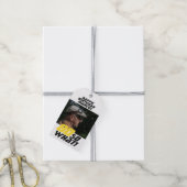 Grappig 80, wat Quote Foto 80th Birthday Cadeaulabel (Met Touw)