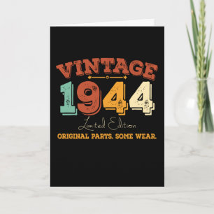 Grappig 81 jaar oud 1944 81ste verjaardagscadeau kaart