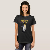 Grappig 8647 Pinguin T-shirt (Voorkant volledig)