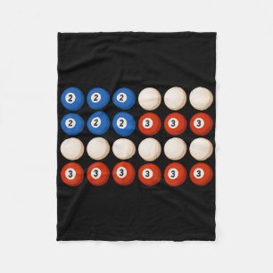 Grappig 8-ball USA Flag Retro Patriottische Pool B Fleece Deken