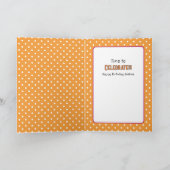 Grappig 8e Verjaardag Zee Dier Cartoon Kwallen Kaart (Binnen)