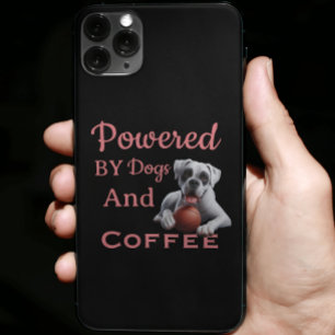 Grappig Aangedreven Door Honden & Koffie iPhone 15 Pro Max Hoesje
