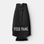 Grappig aangepast bierfleskoeler met trouwjurk flesjeskoeler (Achterkant)