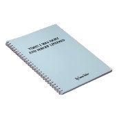 Grappig Aangepast Notitieboek voor Collega / Stude (Rechterzijde)