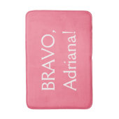 Grappig aangepast tekst en kleurbadmat badmat (Voorkant Verticaal)