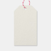 Grappig Aangepaste Gezicht Swap Kerstman Kerstteks Cadeaulabel (Achterkant)