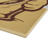 Grappig aangepaste tekst bier snijplank (Hoek)