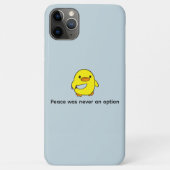 Grappig Aangepaste Tekst Geel Eend Zwart Case-Mate iPhone Case (Achterkant)