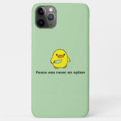Grappig Aangepaste Tekst Geel Eend Zwart Case-Mate iPhone Case (Achterkant)