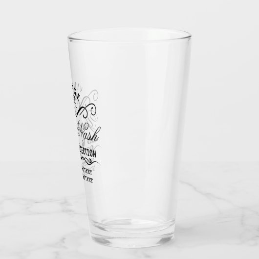 Grappig aangepaste  verjaardag verouderd tot perfe glas (Links)