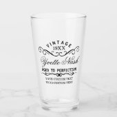 Grappig aangepaste  verjaardag verouderd tot perfe glas (Voorkant)