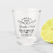 Grappig aangepaste  verjaardag verouderd tot perfe shot glas (Voorkant)