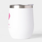 Grappig aangewezen Dinker Custom Pickleball Pink (Links)