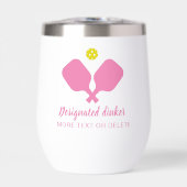 Grappig aangewezen Dinker Custom Pickleball Pink (Voorkant)