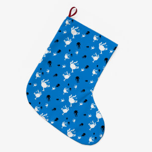 Grappig Aap Kerstmis Stocking Wrapping Paper Grote Kerstsok