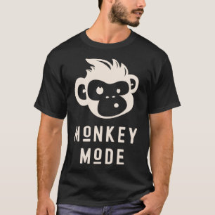 Grappig aap Mode Cool Chimp Wild Primate Animal P T-shirt