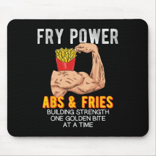 Grappig ABS Oefening French Fries Spieropbouw Bo Muismat