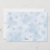 Grappig Abstract rendier met rode neus - van buite Feestdagenkaart (Achterkant)