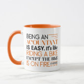 Grappig accountant geschenk, accountant zijn is ge mok (Links)