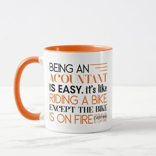 Grappig accountant geschenk, accountant zijn is ge mok (Links)