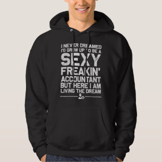Grappig accountantskunst voor mannen CPA-boekhoudi Hoodie