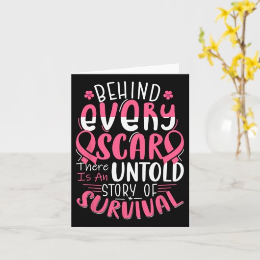 Grappig Achter Elk Litteken Onverteld Verhaal Bors Kaart (Gele Bloem)