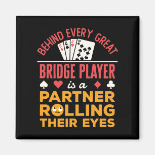 Grappig achter elke grote brug speler partner magneet
