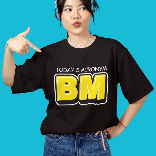 Grappig Acroniem voor Bold Typography Tri-Blend Shirt